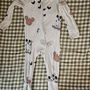 Magical Little Babes Spooky Mickey Kids Footie Pajama